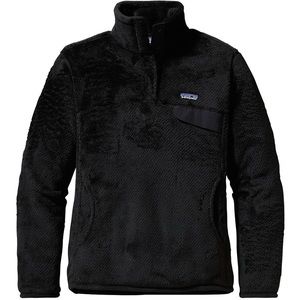 Patagonia women’s size XXS black re-tool half snap high-pile fleece pullover